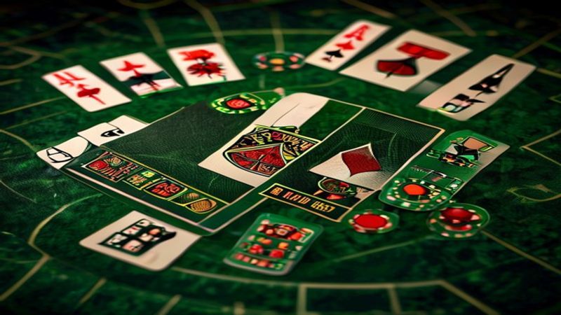 Minh hoạ bảng chiến lược blackjack cơ bản